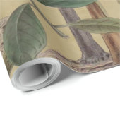 Palm Antiek tropische vruchten botanische kunst Cadeaupapier (Rol Hoek)