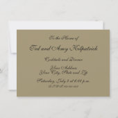 Palm Antiek tropische vruchten botanische kunst Kaart (Achterkant)