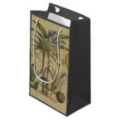 Palm Antiek tropische vruchten botanische kunst Klein Cadeauzakje (Voorkant Gekanteld)