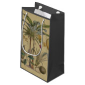 Palm Antiek tropische vruchten botanische kunst Klein Cadeauzakje (Achterkant Gekanteld)