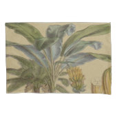 Palm Antiek tropische vruchten botanische kunst Kussensloop (Voorkant)