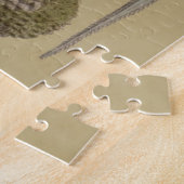 Palm Antiek tropische vruchten botanische kunst Legpuzzel (Zijkant)