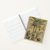 Palm Antiek tropische vruchten botanische kunst Notitieboek (Binnen)