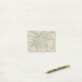 Palm Antiek tropische vruchten botanische kunst Post-it® Notes (Op bureau)
