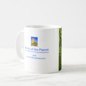 Palm Ballet natuur kunst schoonheid Koffiemok (Voorkant links)