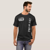 Palm Bay Florida 772 Area Code  Retro T-shirt (Voorkant volledig)
