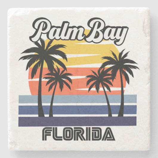 Palm Bay, Florida Stenen Onderzetter (Voorkant)