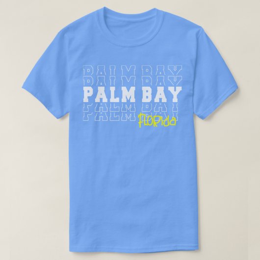 Palm Bay stad Florida Palm Bay FL T-shirt (Design voorkant)