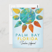 Palm Bay Sunshine Travel Briefkaart (Voorkant / Achterkant)