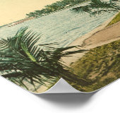 Palm Beach 1898  Florida scene Poster (Hoek)
