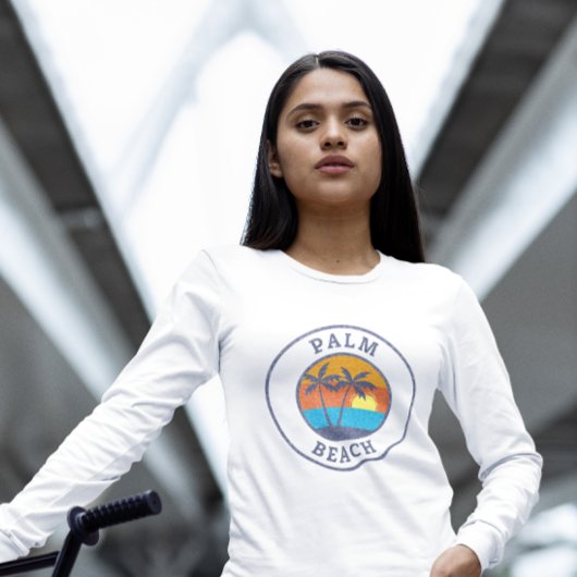 Palm Beach, Aruba Faded Classic Style T-shirt