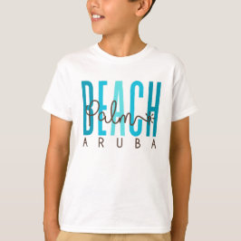 Palm Beach Aruba (oceaan) T-shirt
