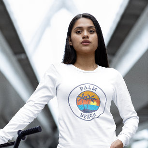 Palm Beach, Aruba Vervlogen Klassieke Stijl T-shirt