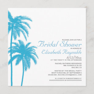 Palm Beach Bridal Shower Invitations Kaart