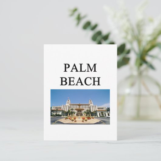 PALM BEACH BRIEFKAART (Staand voorkant)