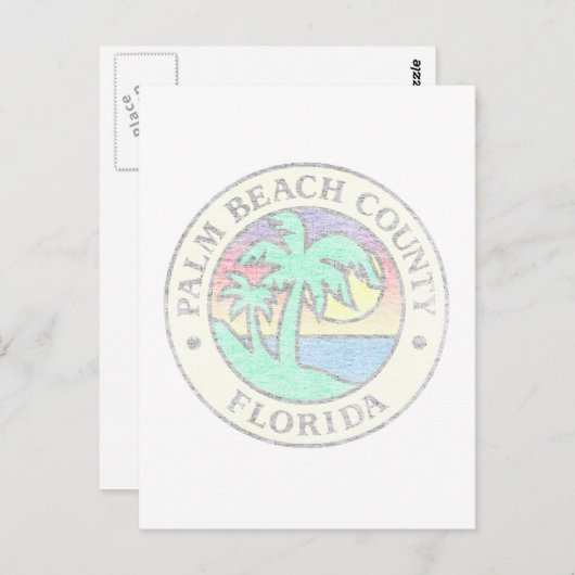 Palm Beach Briefkaart (Voorkant / Achterkant)