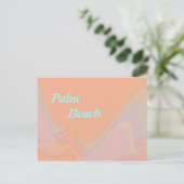 Palm Beach Briefkaart Pastel Wings (Staand voorkant)