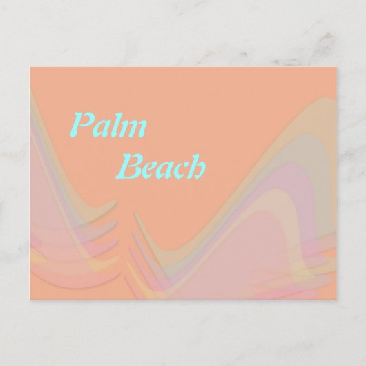 Palm Beach Briefkaart Pastel Wings (Voorkant)