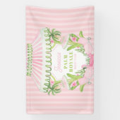 Palm Beach Cabana Bach Club | Bachelorette Spandoek (Verticaal)