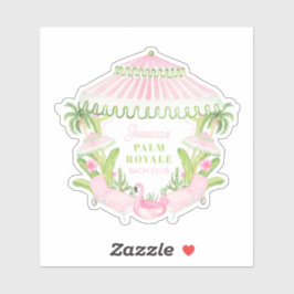 Palm Beach Cabana Bach Club | Bachelorette Sticker