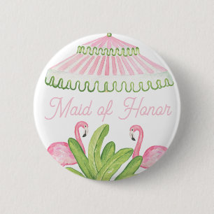 Palm Beach Cabana Bach Club   Eredame Ronde Button 5,7 Cm