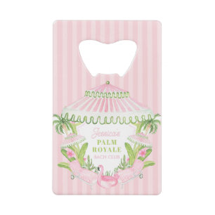 Palm Beach Cabana Bach Club   Meisjes uitje  Creditkaart Flessenopener