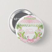 Palm Beach Cabana Bach Club | Team Bride Ronde Button 5,7 Cm (Voorkant /achterkant)