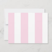 Palm Beach Cabana Monogram Flat Card Bedankkaart (Achterkant)