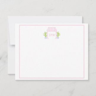 Palm Beach Cabana Monogram Plattegrond Kaart