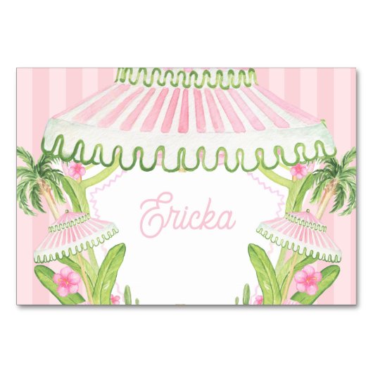 Palm Beach Cabana Plaatskaart Kaart (Voorkant)