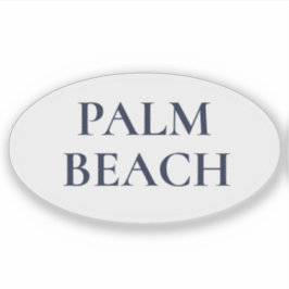 Palm Beach chic kuststyle Sticker