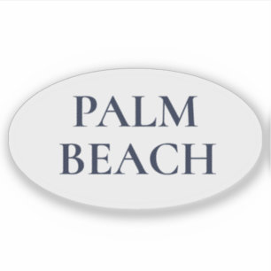 Palm Beach chic kuststyle Sticker