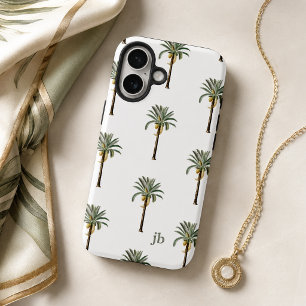 Palm Beach Chic Resort Stijlvol Monogram iPhone 16 Hoesje