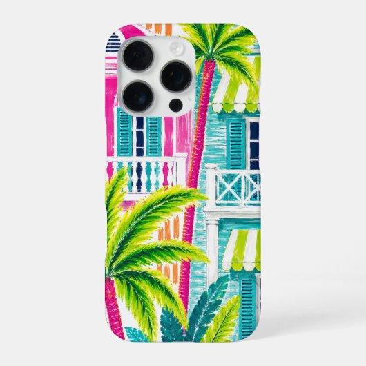 Palm Beach Color Crush Tropisch  iPhone Hoesje (Achterkant)