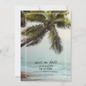 Palm Beach Destination Wedding Save the Date (Voorkant)