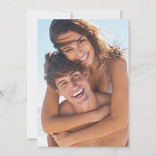 Palm Beach Destination Wedding Save the Date (Achterkant)