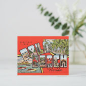 Palm Beach FL Ansichtkaart Briefkaart (Staand voorkant)