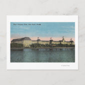 Palm Beach, FL - Ext.Uitzicht van Royal Poinciana Briefkaart (Voorkant)