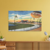Palm Beach, FL - Kennel Club, Dog Racing Track Canvas Afdruk (Insitu (Woonkamer))