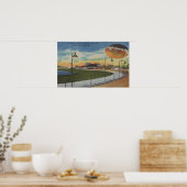 Palm Beach, FL - Kennel Club, Dog Racing Track Poster (Keuken)