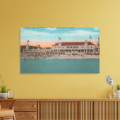 Palm Beach, FL — Oceanview of the Breakers Casin Canvas Afdruk (Insitu (Woonkamer))