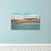 Palm Beach, FL — Oceanview of the Breakers Casin Canvas Afdruk (Insitu (Houten vloer))