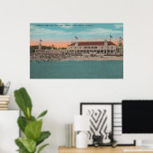 Palm Beach, FL — Oceanview of the Breakers Casin Poster (Thuiskantoor)