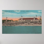 Palm Beach, FL — Oceanview of the Breakers Casin Poster (Voorkant)