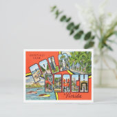 Palm Beach, Florida Big Letters Briefkaart (Staand voorkant)