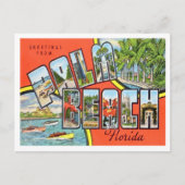 Palm Beach, Florida  Big Letters Briefkaart (Voorkant)