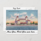 Palm Beach, Florida Briefkaart (Voorkant / Achterkant)