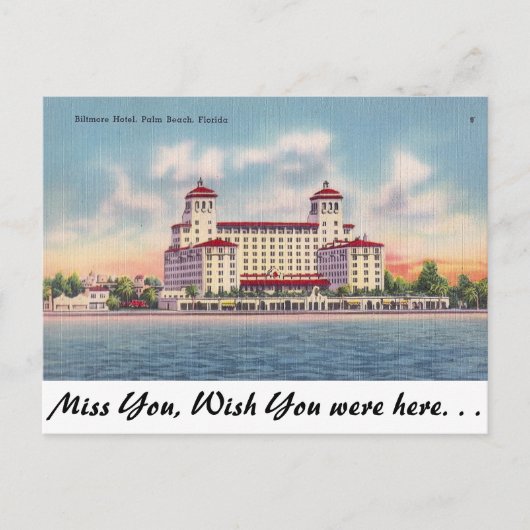 Palm Beach, Florida Briefkaart (Voorkant)