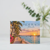 Palm Beach Florida Briefkaart (Staand voorkant)