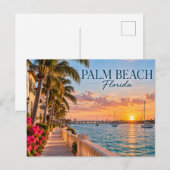 Palm Beach Florida Briefkaart (Voorkant / Achterkant)
